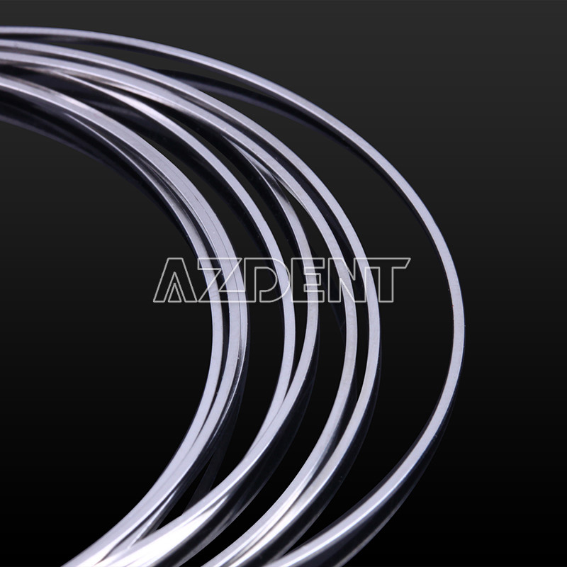 10Bags AZ Dental Orthodontic Arch Wires Rectangular Stainless Steel Natural Form