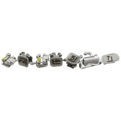 Orthodontic Self Ligating Brackets Metal Damon Q Braces Clear Ceramic Roth MBT