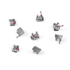 Dental Orthodontic Monoblock Brackets Braces Mini Roth/MBT 0.022/0.018 3/345 Hk