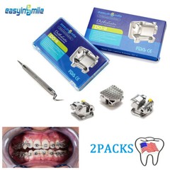 Dental Ortho Self Ligating Brackets Metal Roth 022 345/3 MBT 022 345/3 20 Braces