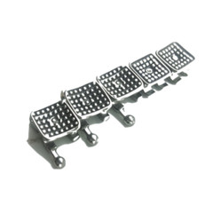 Dental Orthodontics MIM Monoblock Brackets Mini Edgewise 022 345hooks Mesh Base