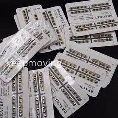 20 Pcs/Set Dental Bracket Braces Mini/Standard Roth/Edgewise/MBT 018/022 Hooks