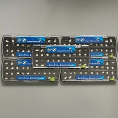 2 Sets Dental Orthodontic Metal Lingual Brackets Brace Buccal Tubes 28pcs/set