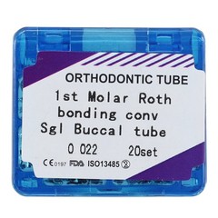 Dental Orthodontic Buccal Tube 1st 2nd Molar Tubes Roth MBT 0.022 Mesh Conv Mono