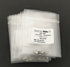 100Packs Dental Orthodontic Buccal Tube 1st Roth.022 Molar Bondable No-cov