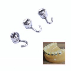 Dental Orthodontic Crimpable Hooks Stops Locks Left / right with tool