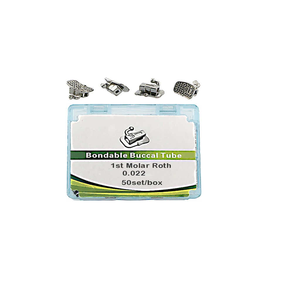 50 Set Dental Orthodontic Buccal Tubes 1st 2nd Molar MBT Roth Buccal Tube HOT