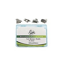 50 Set Dental Orthodontic Buccal Tubes 1st 2nd Molar MBT Roth Buccal Tube HOT