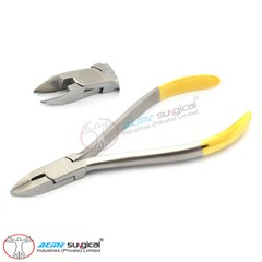 10PCs Dental Orthodontic Pliers, Hard Wire Cutter 13cm, TC/Gold,Prime Steel,New