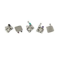Dental Ortodoncia Brackets MIM Metal Braces Mini Roth MBT 0.018 345 Hooks 5-5