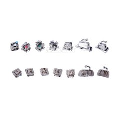 AZDENT Dental Orthodontic Self-Ligating Brackets Braces Roth MBT 022 Hooks 345