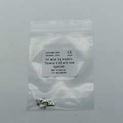 10Sets Dental 1st Brackets Molar Wide Big Bracket Orthodontic Roth MBT 022 Hooks