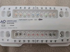 AMERICAN ORTHO EMPOWER CLEAR Brackets 022 or 018 Mbt or ROTH (5 sets)6-6.