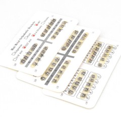 Dental Orthodontic Bracket MIM Monoblock Mini/Standard Roth/MBT 022/018 345 Hook