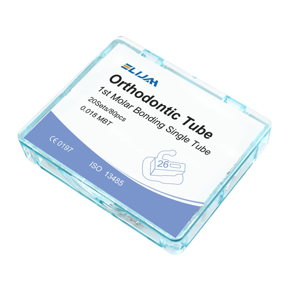 Dental Orthodontic Buccal Tube 1st 2nd Molar Tube 018 022 Roth MBT (20sets=80pcs