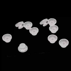 10/pack Dental Orthodontic Ceramic Clear Lingual Button Bondable Round Composite