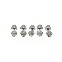 100PCS US Dental Orthodontic Lingual Buttons Bondable round Mesh Base