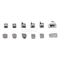 AZDENT Dental Ortho Brace Self Ligating Brackets Mini MBT0.022 345 Hook Tube