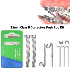 Orthodontic Fatigue Resistant Device Kits Class II Corrector Push Rod 22-38mm