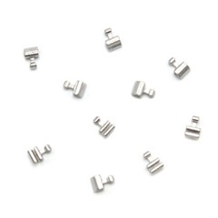 100Pcs Dental Orthodontic Crimpable Hook Long/Medium/Short /Stop Stainless Steel