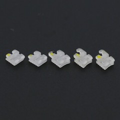 Orthodontic Aesthetic Bracket Ceramic Sapphire Clear Brace MBT 022 345W/H 5-5
