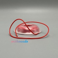 New Orthodontic Archwire Sleeve Elastic Protective Tube Dental Wires Bracket Red