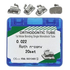 tubos de ortodoncia Orthodontic Buccal Tubes Dental Ortho Molar Tube Roth MBT