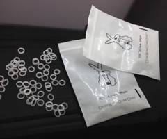 200Pcs Elastic Band 3.5 OZ 3/16″ Clear Latex Rubber Rings Orthodontic Dental