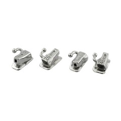 10 Kit Dental Orthodontic Metal Brackets Buccal Tubes 1st Molar Roth 022 345 6-6