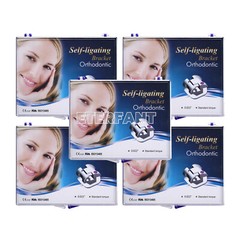 ETERFANT Dental Orthodontic Self-Ligating Bracket Braces Roth 022 345Hooks+Tool