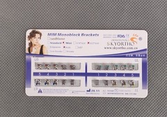 10Sets Dental Orthodontic Brackets Mini Roth/MBT/Edgewise 022/018 345/no Hooks
