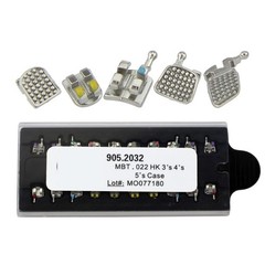 Dental Metal Brackets Orthodontic MIM MINI Slot 018 Brace MBT 022 345 With Hooks