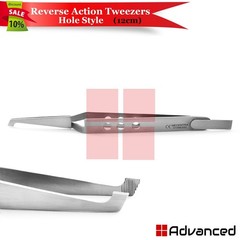 3 Pcs Reverse Action Tweezer Hole Style 12cm Dental Orthodontic Bracket Holder