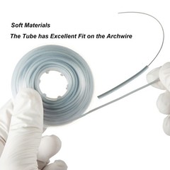 Dental Orthodontic Archwire Sleeve Elastic Wires Bracket Protective Tube 5m