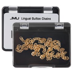10Pcs JMU Dental Orthodonitc Lingual Button Chains Bondable Round