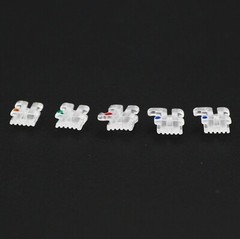 STAR ABSOLUTE Dental Orthodontic Sapphire Ceramic Bracket Brace Roth MBT 022 345