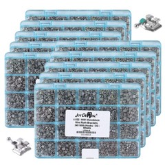 50Set AZDENT Dental Orthodontic Brackets Braces MIM Mini Roth 0.022 Hooks 3-4-5