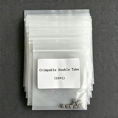 Dental Orthodontic Accessory Crimpable Hook Double Tube/ Cross Type 10pcs/bag