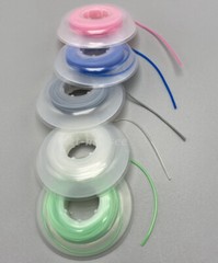Archwire Sleeve Dental Orthodontic Elastic Protective Tube Wires Bracket 6Colors