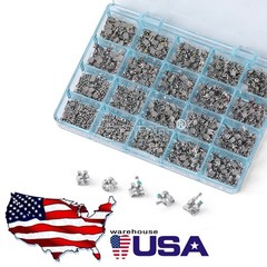 50 Sets AZDENT Dental Orthodontic MIM Monoblock Brackets Brace Roth.022 345 HOOK