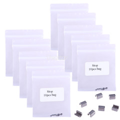 10/50/100/500pc Dental Orthodontic Crimpable Hooks Stops Type Used for Arch Wire