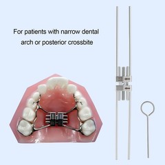 5X Dental Ortho Expansion Screw Hyrax Rapid Palatal Expander 8/11mm + 5pcs Key