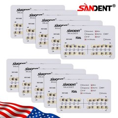 NEW Dental Orthodontic Brackets Braces Mini Roth .022 Hooks 3-4-5 OR