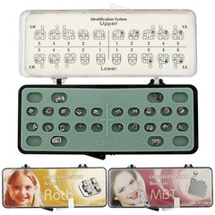 Dental Orthodontic Bracket Metal brace & Buccal Tube MIM Roth MBT 022 345W/H 6-6
