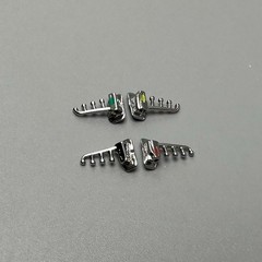 Dental Orthodontic Bondable Tube Molar Roth MBT lst 022 AUX Hole Multifunctional
