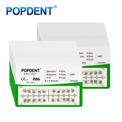 Dental Brackets Braces Orthodontic Standard Mini Roth MBT 0.022″ Hooks 3-4-5 3H