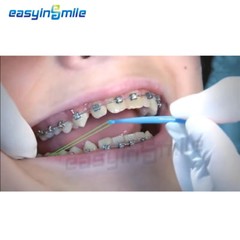 Dental Disposable Ortho Elastic Rubber Placer For Brace Band Mixed Color 100Pcs