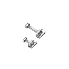 1pack Orthodontic Lingual Button stop bondable Dental metal Crimpable Hooks Mesh