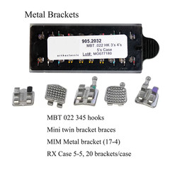 Dental Orthodontic Bracket Braces Metal Mini Standard Damon Q Roth MBT 022 345H