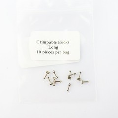 10X Dental Orthodontic Crimpable Hook sliding right/left/long/left for bracket